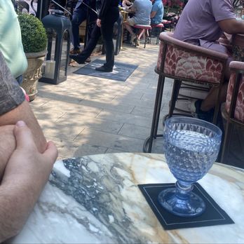 The Garden Room - You can see purple guy at bar, and the two guys straight away wearing shorts on but - American Near Me - Atlanta, Georgia