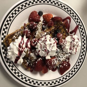 Cherry Pit Cafe - Triple berry crunchy French toast - American Near Me - Deerfield, Illinois Cherry Pit Cafe - Triple berry crunchy French toast - American Near Me - Deerfield, Illinois