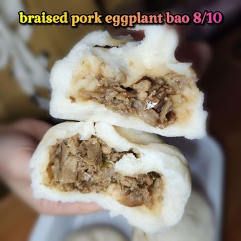 Followsoshi 福禄寿喜 - Braised pork eggplant bao - Chinese Near Me - Flushing, New York Followsoshi 福禄寿喜 - Braised pork eggplant bao - Chinese Near Me - Flushing, New York