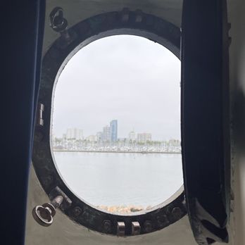 The Queen Mary - Porthole view (got a harbor view stateroom) - Hotels Near Me - Long Beach, California The Queen Mary - Porthole view (got a harbor view stateroom) - Hotels Near Me - Long Beach, California