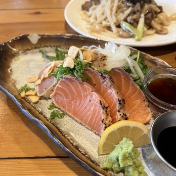 Guu with Garlic - Tuna and salmon - Japanese Near Me - Vancouver, British Columbia Guu with Garlic - Tuna and salmon - Japanese Near Me - Vancouver, British Columbia