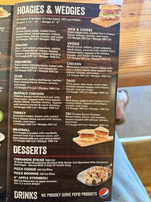 Menu photo 1 Fox's Pizza Den Tupelo, MS Menu photo 1 Fox's Pizza Den Tupelo, MS