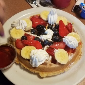Old Town Waffles - Fruit Medley Waffle - New American Near Me - Clovis, California