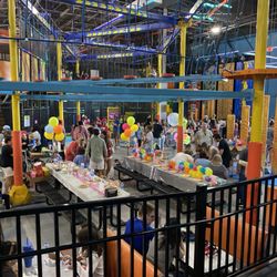 Urban Air Trampoline and Adventure Park - SO crowded
