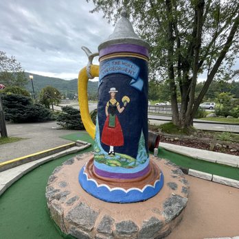 Around the World Golf - Around the World Golf 1st Hole Germany - Mini Golf Near Me - Lake George, New York