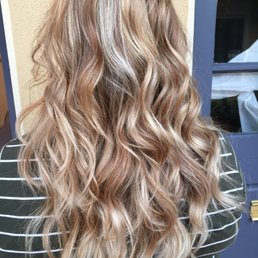 Such dimension! I love my hair! Thanks Dannielle! She added blonde and cut two inches off my Length and added layers