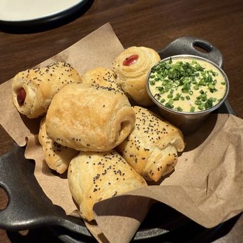 Culinary Dropout - Wagyu Pigs in a Blanket - New American Near Me - Dallas, Texas Culinary Dropout - Wagyu Pigs in a Blanket - New American Near Me - Dallas, Texas