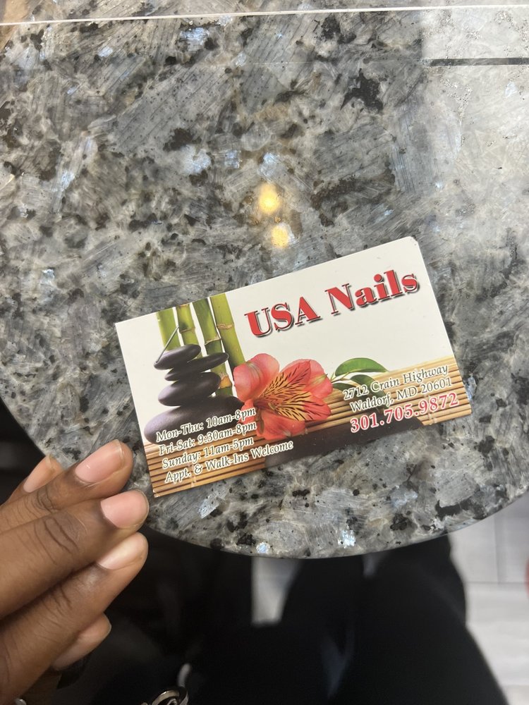 USA NAIL 20 Reviews 2712 Crain Hwy, Waldorf, Maryland Nail Salons Phone Number