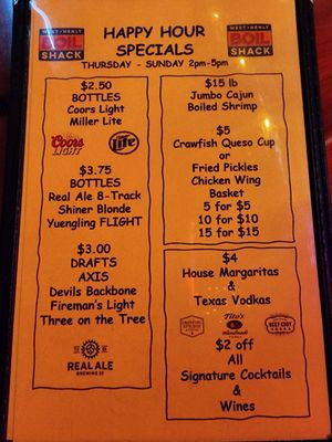 Menu photo 1 West Henly Boil Shack Johnson City, TX Menu photo 1 West Henly Boil Shack Johnson City, TX
