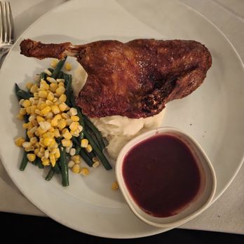 The Beacon Room - Great duck $38 including sides. - Seafood Near Me - Orleans, Massachusetts The Beacon Room - Great duck $38 including sides. - Seafood Near Me - Orleans, Massachusetts