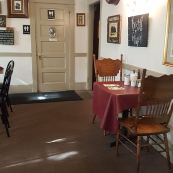Molly's Souper - Inside the house/restaurant. Looks like the doors are original. - Breakfast & Brunch Near Me - Upland, California