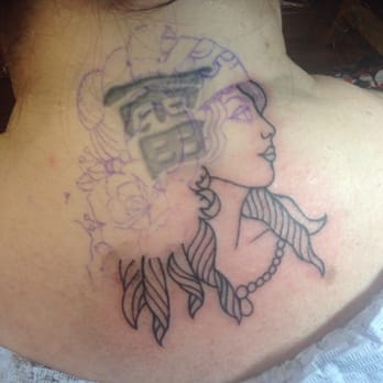 Canalside Tattoo Company - Partway done with the cover up. - Piercing Near Me - Medina, New York