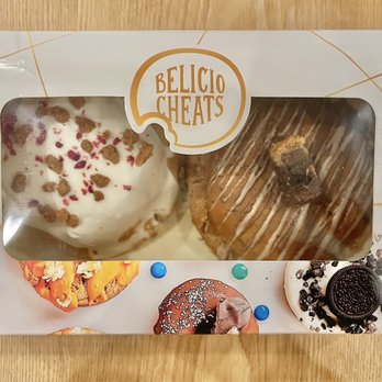 Belicio Cheats - Super cute packaging :) Velvet Bueno Cookie on left and Brownie Bueno Cookie on right - Bakeries Near Me - Amsterdam, New Hampshire Belicio Cheats - Super cute packaging :) Velvet Bueno Cookie on left and Brownie Bueno Cookie on right - Bakeries Near Me - Amsterdam, New Hampshire
