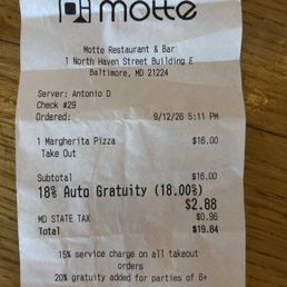 Receipt Receipt