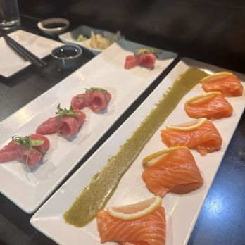 Shiku Sushi - Tuna tango (cry good ) and citrus salmon - Sushi Bars Near Me - La Jolla, California Shiku Sushi - Tuna tango (cry good ) and citrus salmon - Sushi Bars Near Me - La Jolla, California