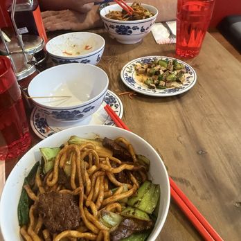 Woon - Beef noodles and cucumber tofu salad - Chinese Near Me - Pasadena, California Woon - Beef noodles and cucumber tofu salad - Chinese Near Me - Pasadena, California