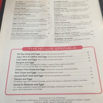 Mrs. Olson's Coffee Hut - The Menu As Of July 2017 (1 Of 2) - American Near Me - Oxnard, California