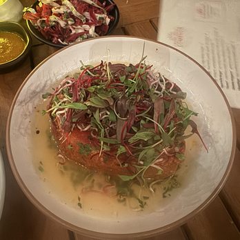 Broken Spanish Comedor - The $57 pork. It just tasted fatty. Not a lot of flavor. - New Mexican Cuisine Near Me - Los Angeles, California Broken Spanish Comedor - The $57 pork. It just tasted fatty. Not a lot of flavor. - New Mexican Cuisine Near Me - Los Angeles, California