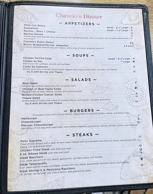 Menu photo 3 Chavelos Buda, TX