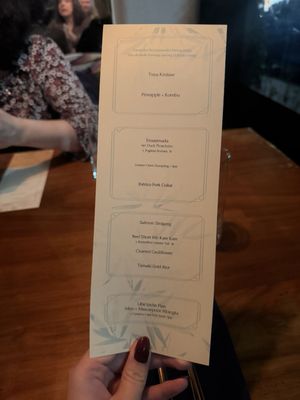 Menu photo 2 Mineral Toronto, ON Menu photo 2 Mineral Toronto, ON