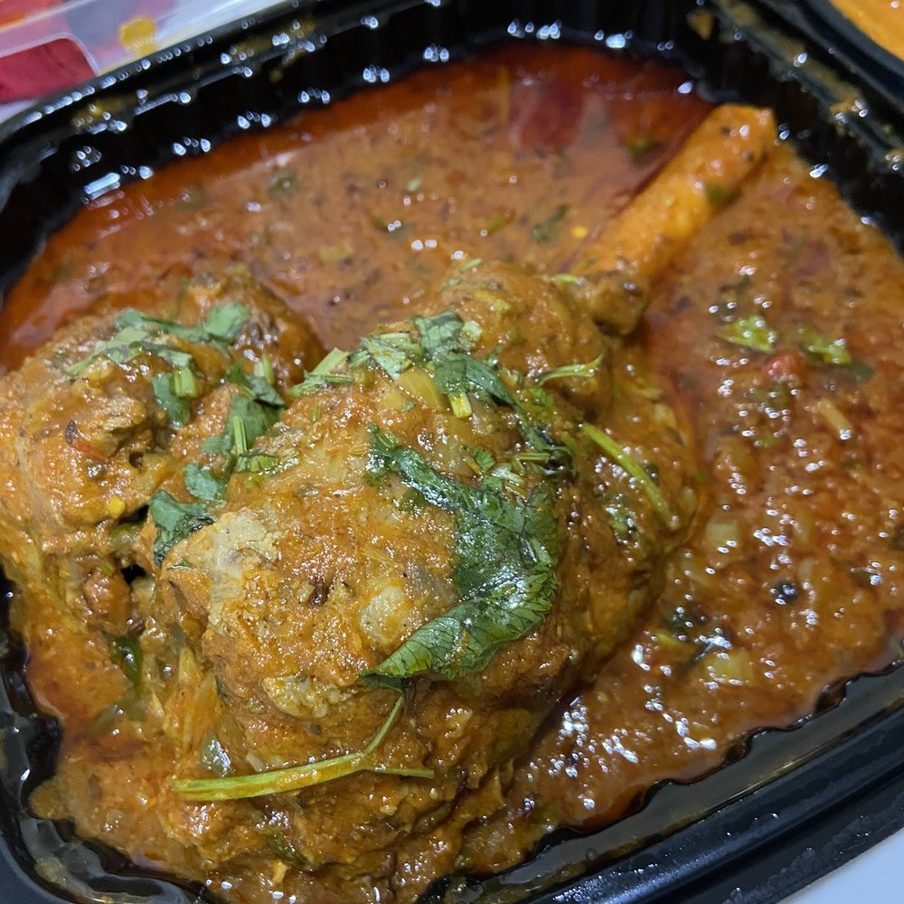 Jalwa:Modern Indian Dining - Lamb shank... look at the size of this thing!!! O-M-G!!! - Indian Near Me - Montclair, New Jersey