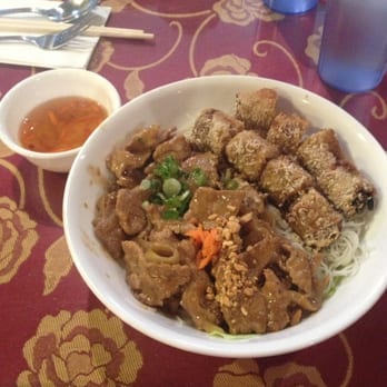 Thien Vietnam - Delicious special.. Vermicelli noodles and rolls - Vietnamese Near Me - Saskatoon, Saskatchewan