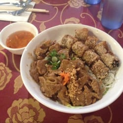Delicious special.. Vermicelli noodles and rolls