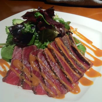 P.F. Chang's - Seared ahi tuna with field greens - Chinese Near Me - Hackensack, New Jersey P.F. Chang's - Seared ahi tuna with field greens - Chinese Near Me - Hackensack, New Jersey