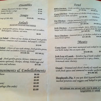 The Islands - Menu - Caribbean Near Me - Brooklyn, New York