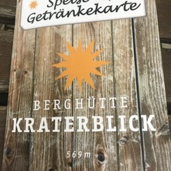 Berghütte Kraterblick