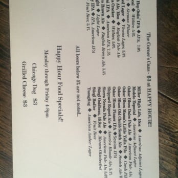 The Corner - Happy hour menu - Cocktail Bars Near Me - Miami, Florida The Corner - Happy hour menu - Cocktail Bars Near Me - Miami, Florida