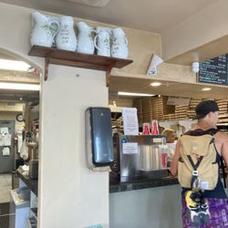 Inside restaurant to prove realness of reviewer.
