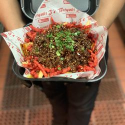 Teriyaki J’s - Steak super fries with hot Cheetos add on