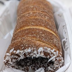 Twisted Sweets and Savory - Bounty chimney (Nutella, cinnamon sugar, coconut flakes)