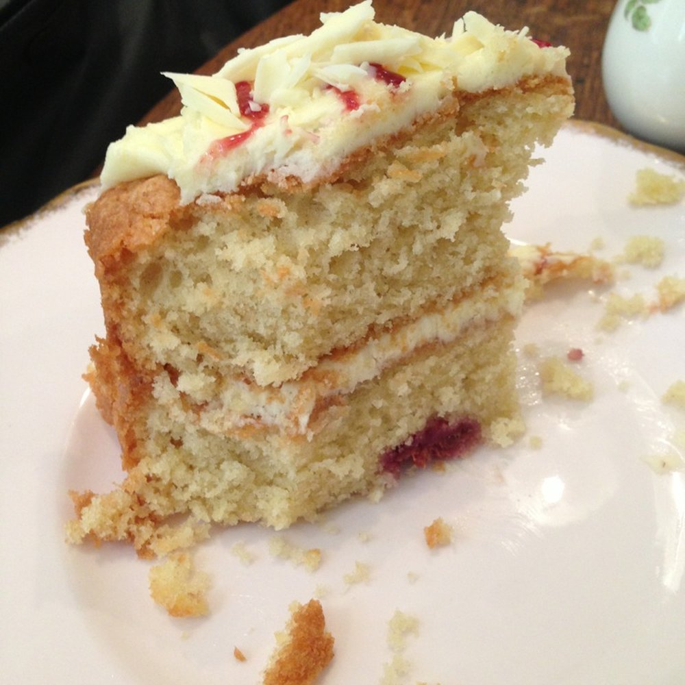 White Rabbit Tea House - White chocolate and Raspberry cake didn't stand a chance! :9 - Tea Rooms Near Me - Nottingham, NGM White Rabbit Tea House - White chocolate and Raspberry cake didn't stand a chance! :9 - Tea Rooms Near Me - Nottingham, NGM