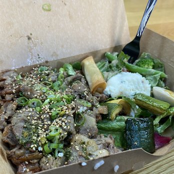 Bul Box - Bul Pork Box WITH SALAD - Asian Fusion Near Me - Raleigh, North Carolina Bul Box - Bul Pork Box WITH SALAD - Asian Fusion Near Me - Raleigh, North Carolina