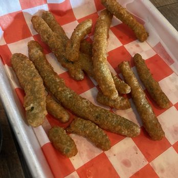 Dudley's Garage - Fried green beans - Bowling Near Me - Lakefield, Minnesota Dudley's Garage - Fried green beans - Bowling Near Me - Lakefield, Minnesota