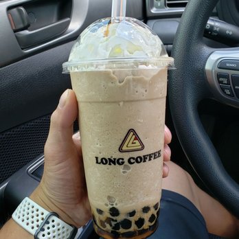 Long Coffee - Frozen Coconut Mocha! - Coffee & Tea Near Me - Houston, Texas