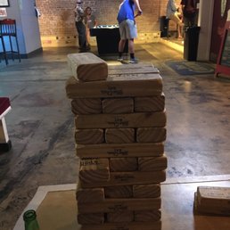 Big jenga blocks and 5-6 pool tables Big jenga blocks and 5-6 pool tables