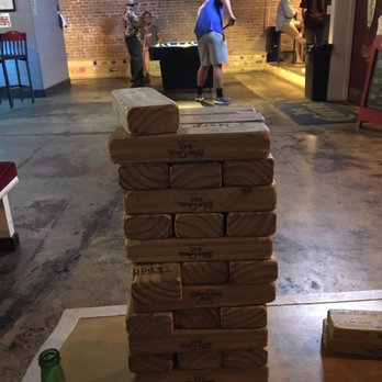 Market Station - Big jenga blocks and 5-6 pool tables - Bars Near Me - Galveston, Texas Market Station - Big jenga blocks and 5-6 pool tables - Bars Near Me - Galveston, Texas