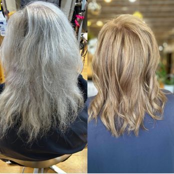 Propaganda Hair Group - A little before and after done by Emily - Hair Salons Near Me - Edmonton, Alberta Propaganda Hair Group - A little before and after done by Emily - Hair Salons Near Me - Edmonton, Alberta