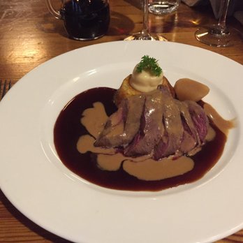 Lappi - Fillet of Reindeer with cranberry sauce - Scandinavian Near Me - Helsinki, 18 Lappi - Fillet of Reindeer with cranberry sauce - Scandinavian Near Me - Helsinki, 18
