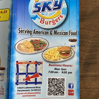 Sky Burgers - Burgers Near Me - Paramount, California