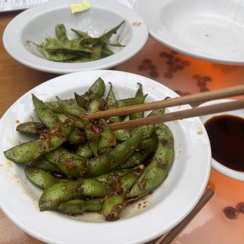 Izakaya Den - Spicy Edamame. - Japanese Near Me - Denver, Colorado