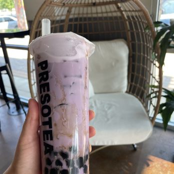 Presotea Utah - Taro Pearl Milk Tea 30% sweet - Bubble Tea Near Me - Midvale, Utah Presotea Utah - Taro Pearl Milk Tea 30% sweet - Bubble Tea Near Me - Midvale, Utah