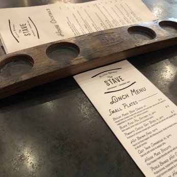 The Stave - Menus and ready made for your bourbon flight stave.... - Southern Near Me - Frankfort, Kentucky The Stave - Menus and ready made for your bourbon flight stave.... - Southern Near Me - Frankfort, Kentucky