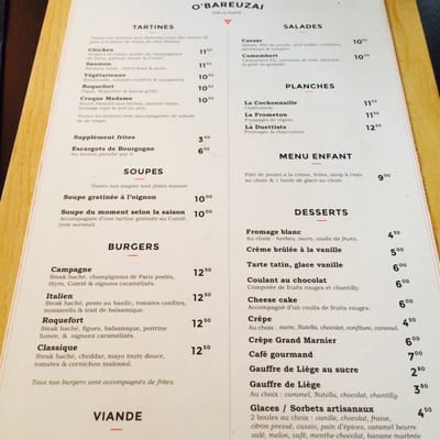 Menu photo 2 O'Bareuzai Dijon, 21