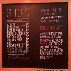 Sign inside