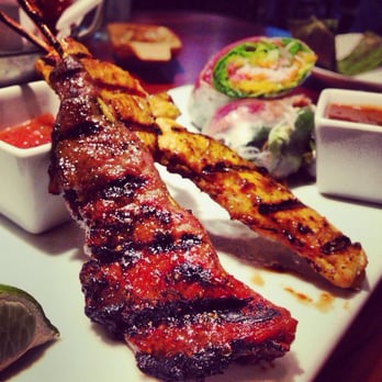 Malai Kitchen - Chicken satay and grilled pork skewers - Thai Near Me - Dallas, Texas Malai Kitchen - Chicken satay and grilled pork skewers - Thai Near Me - Dallas, Texas