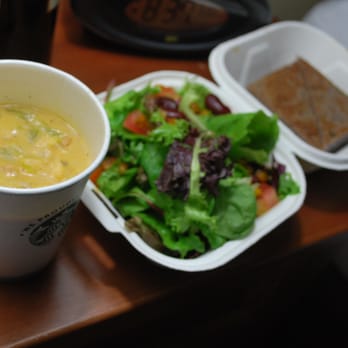 Metate Room - My 50 min. wait to-go order: $11 chili in a Starbucks cup (a tall cup no less!) and $9 salad with no dressing. - American Near Me - Mancos, Colorado Metate Room - My 50 min. wait to-go order: $11 chili in a Starbucks cup (a tall cup no less!) and $9 salad with no dressing. - American Near Me - Mancos, Colorado